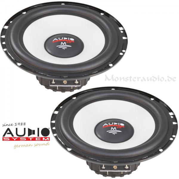 Audio System MS-165 EVO 16,5cm Kicker Kickbass-Lautsprecher 165mm 110 Watt MS165